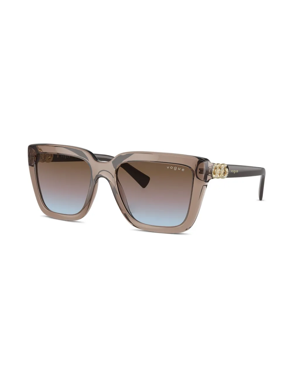 Vogue Eyewear Zonnebril met vierkant montuur - Bruin