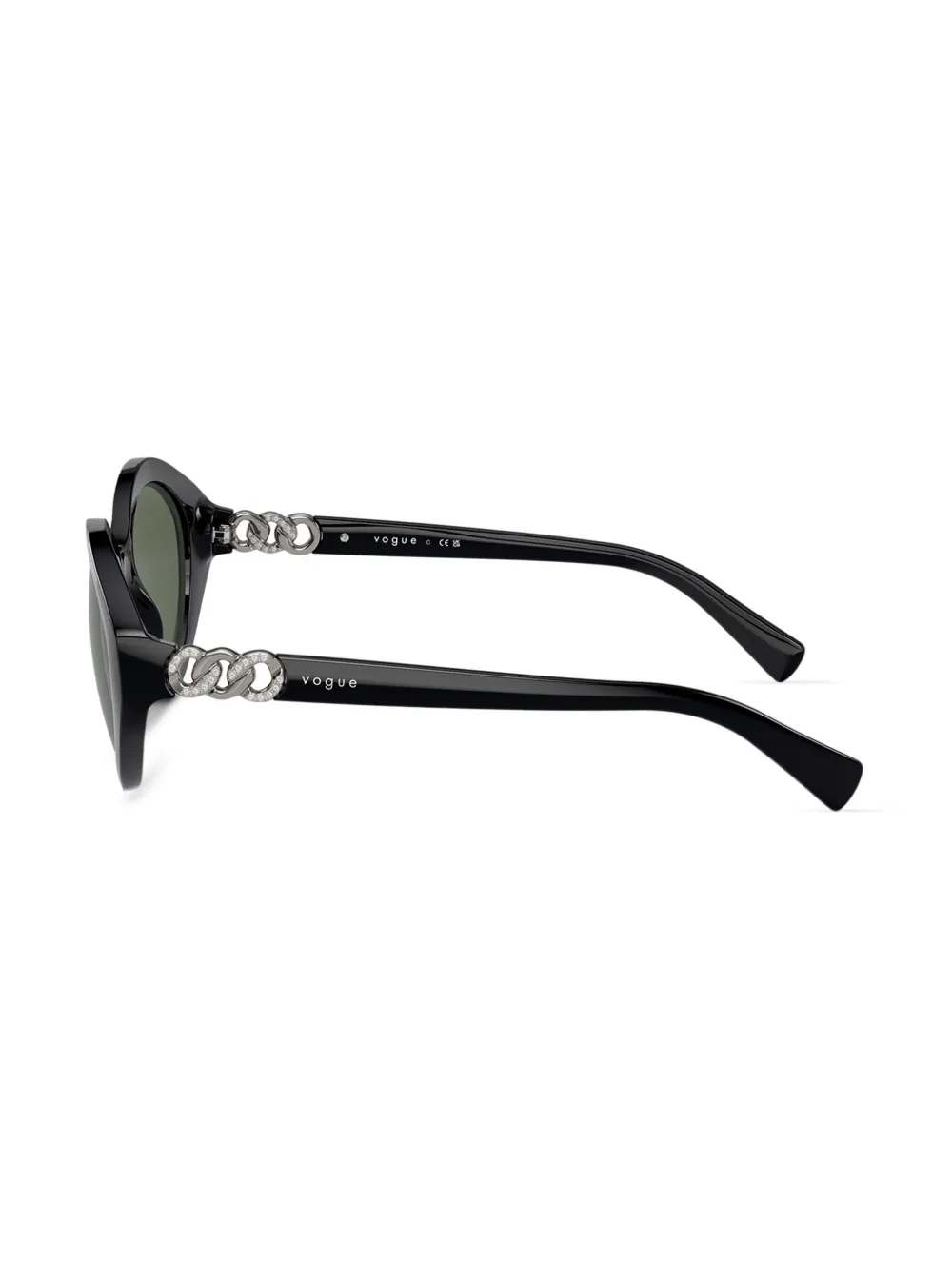 Vogue Eyewear Zonnebril met oversized montuur Zwart
