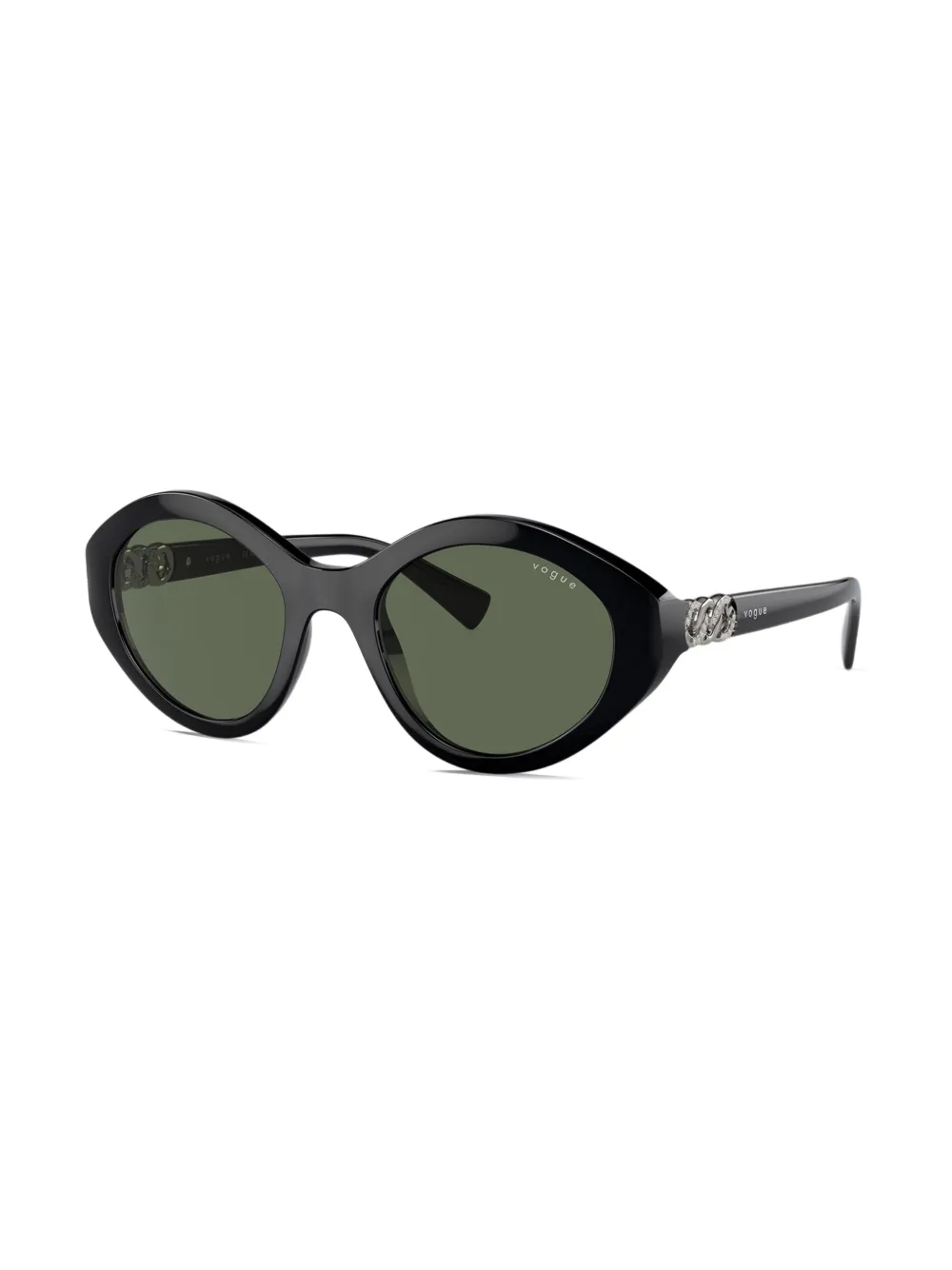 Vogue Eyewear Zonnebril met oversized montuur - Zwart