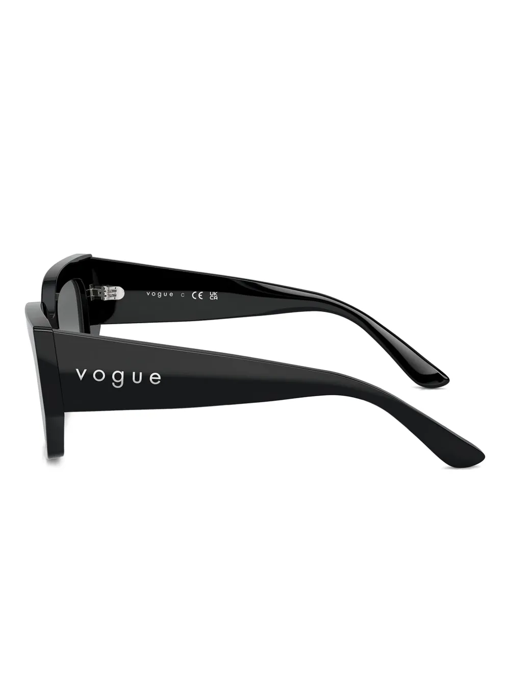 Vogue Eyewear Zonnebril met vierkant montuur Zwart