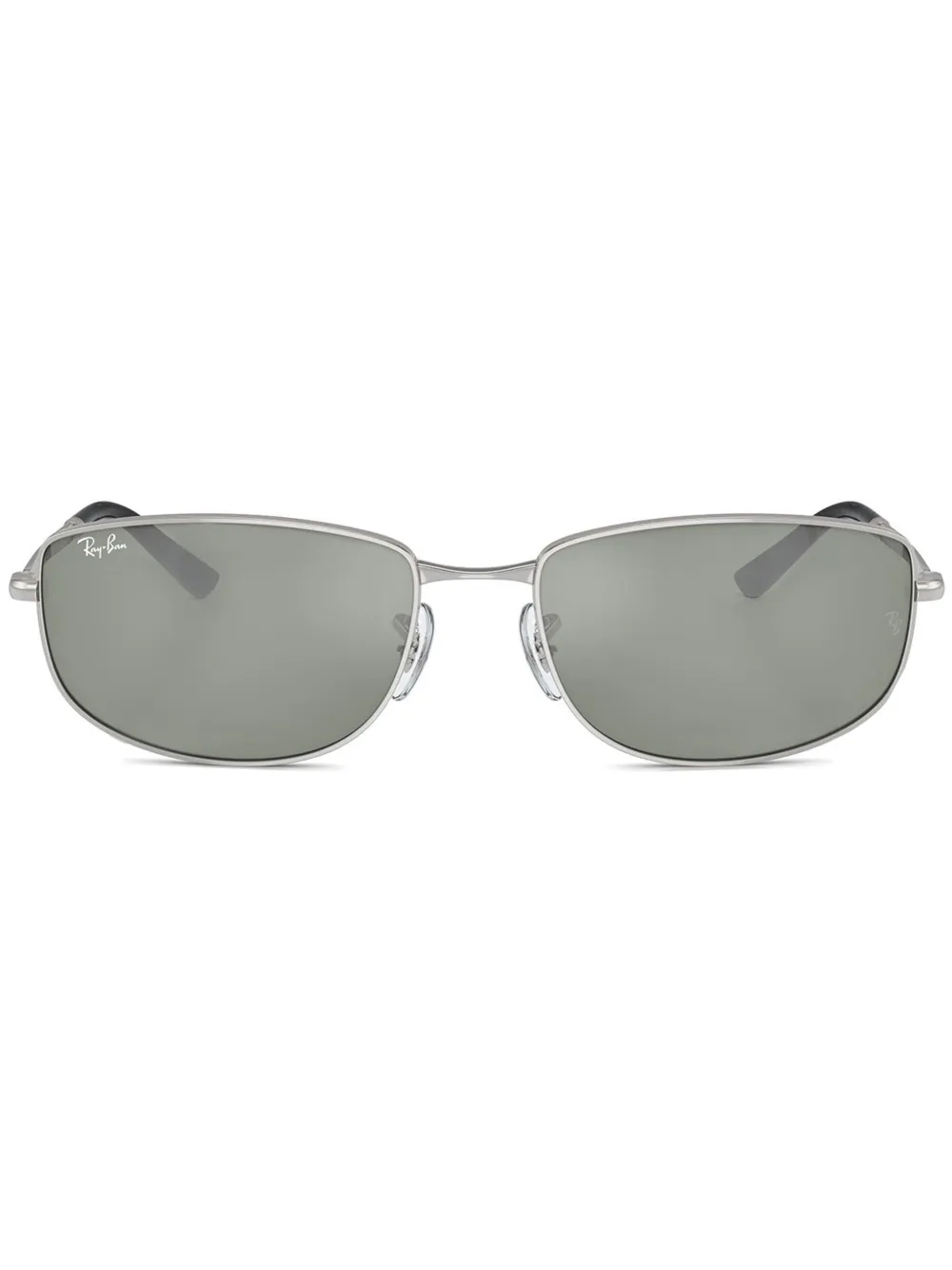 Ray-Ban oval frame sunglasses | Silver | Image 1