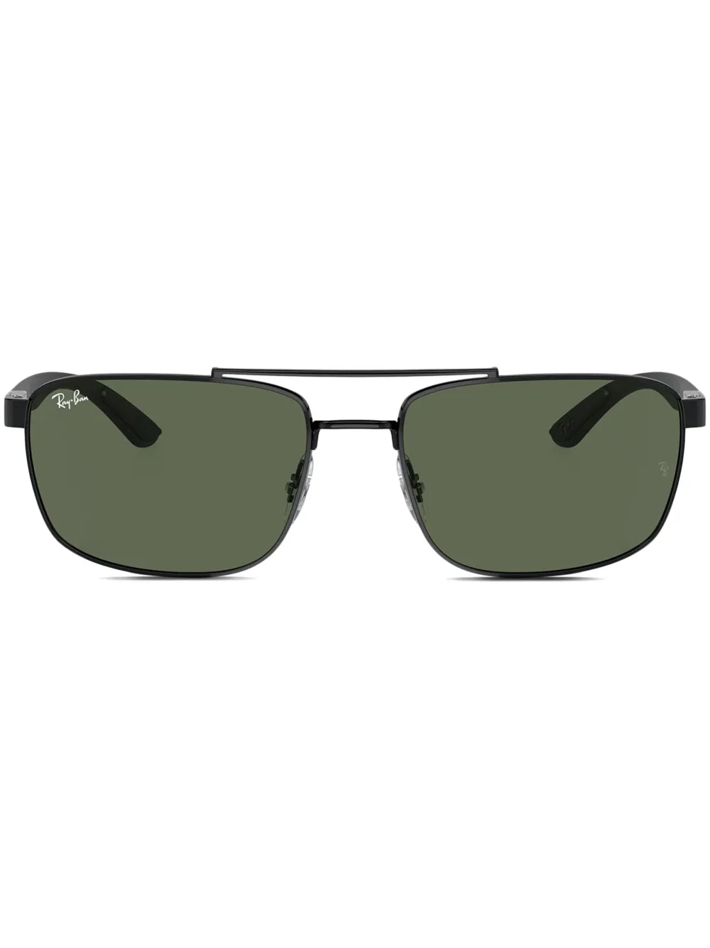 Ray-Ban rectangle-frame sunglasses | Black | Image 1