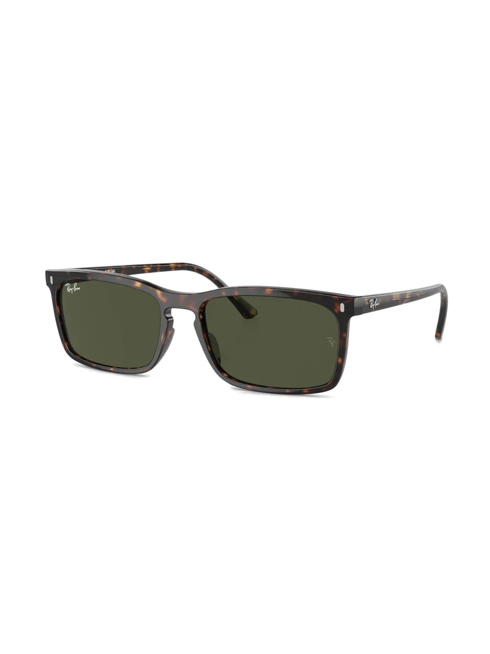 Ray-Ban RB4435 zonnebril met rechthoekig montuur - Bruin