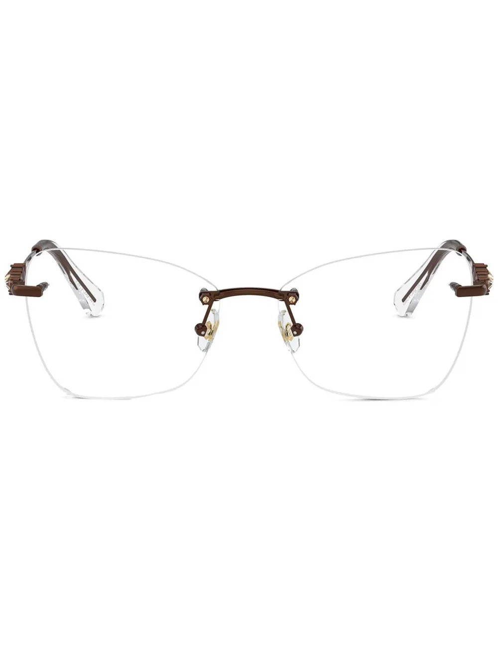 Swarovski Eyewear Occhiali a farfalla - Marrone