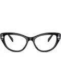 Swarovski crystal-embellished glasses - Black