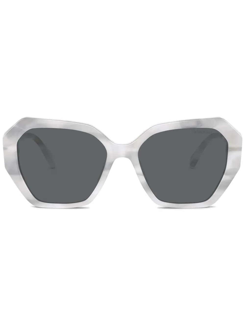 Swarovski Eyewear Occhiali da sole geometrici - Bianco