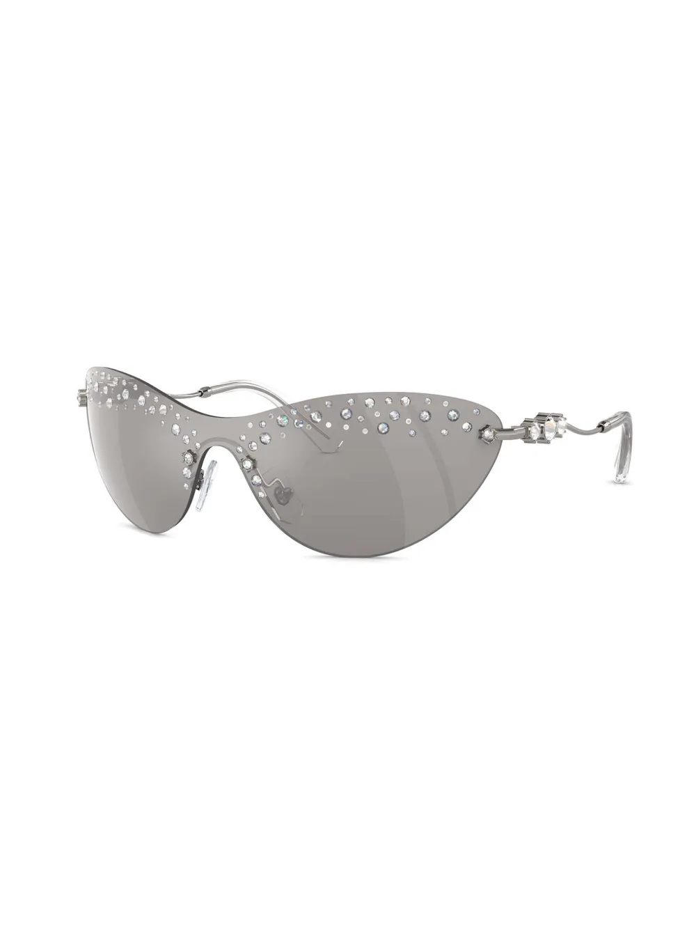 Swarovski Eyewear Sk7023 Sunglasses In Gray