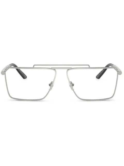 Versace Eyewear Greca-plaque glasses