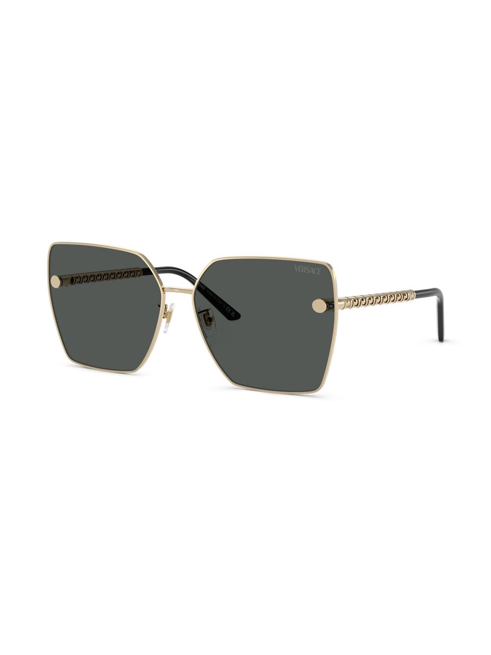 Versace Eyewear Zonnebril met vierkant montuur - Goud