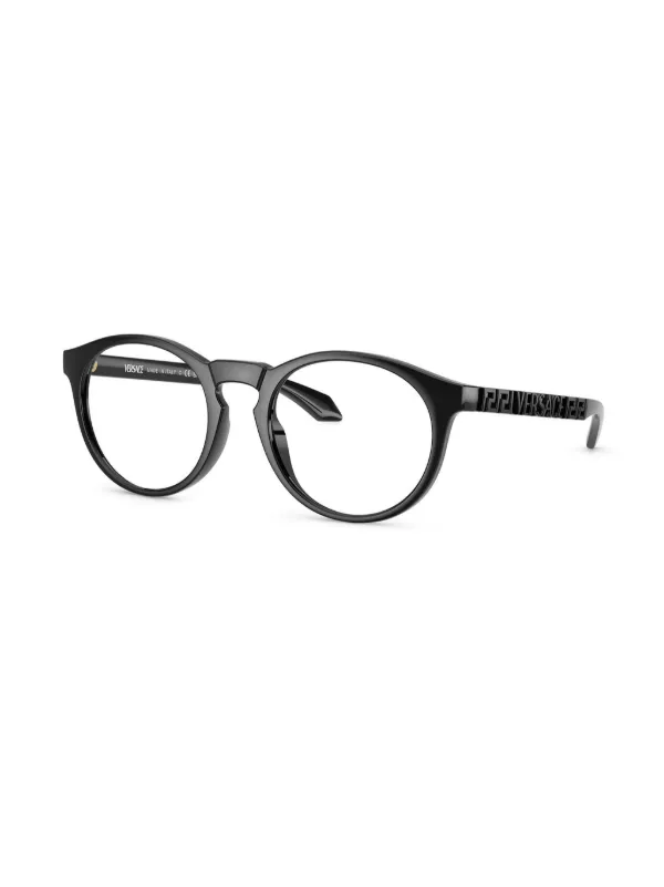 Versace Eyewear VE3355U round-frame Glasses | Black | FARFETCH display picture 2