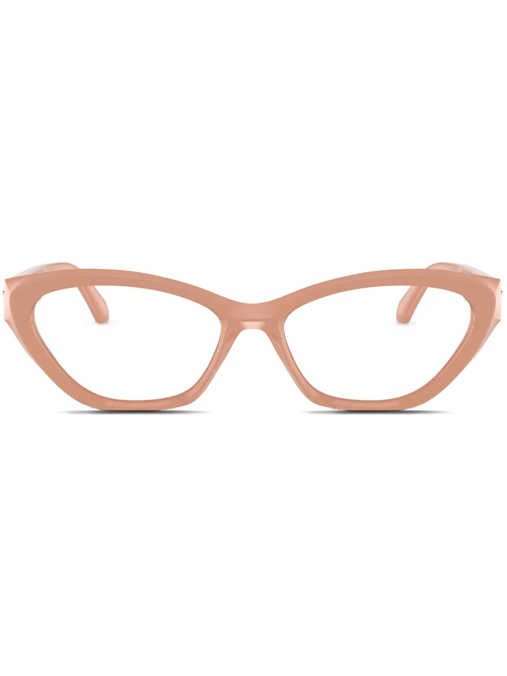 Versace Eyewear Medusa bril met plakkaat Beige