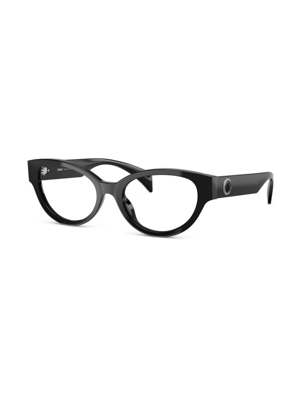 Versace Eyewear Bril met Medusa-plakkaat Zwart