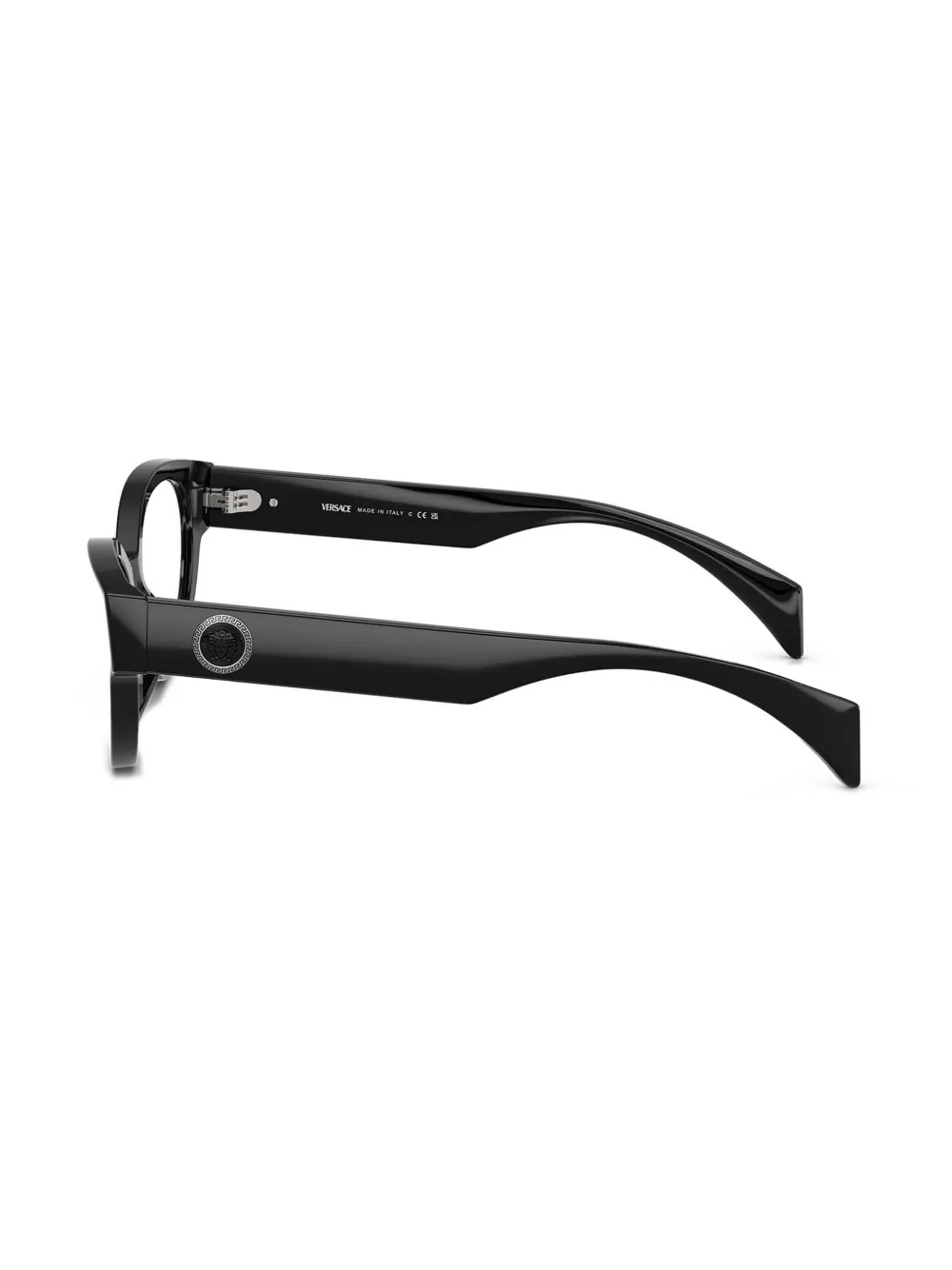 Versace Eyewear Bril met Medusa-plakkaat Zwart