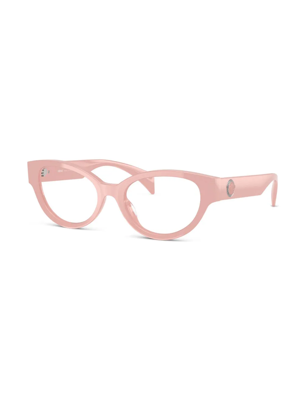 Versace Eyewear Bril met Medusa-plakkaat Roze