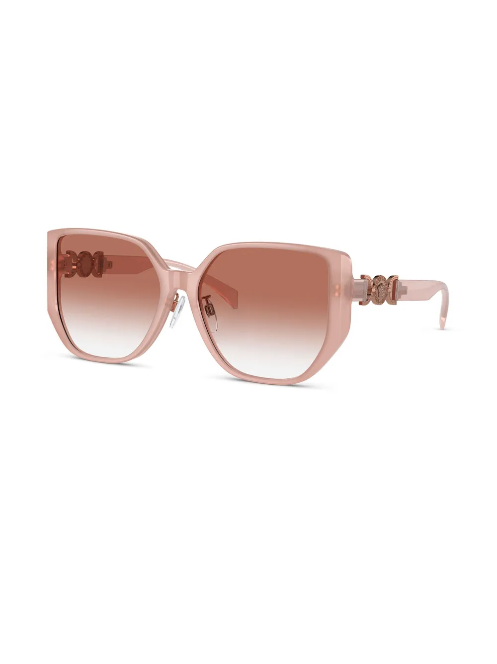 Versace Eyewear Zonnebril met geometrisch montuur - Roze