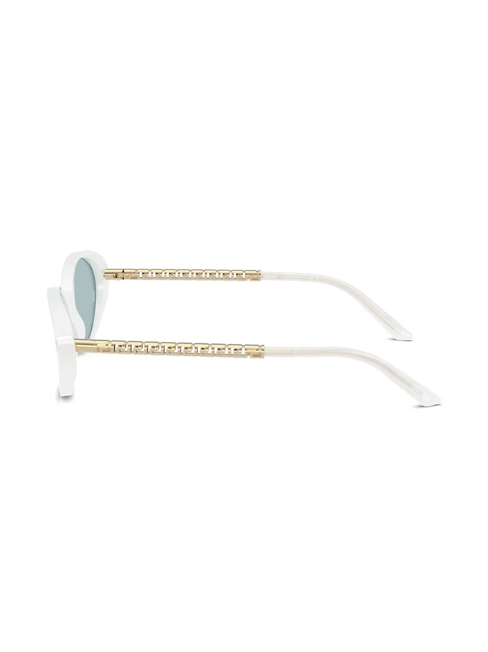 Versace Eyewear Zonnebril met cat-eye montuur Wit