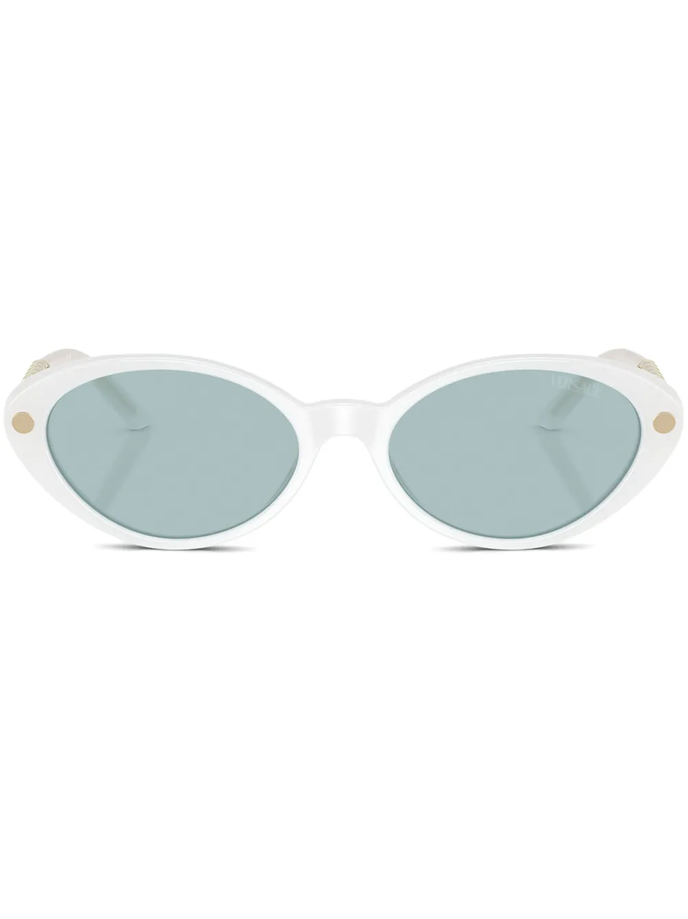 Versace Eyewear Zonnebril met cat-eye montuur Wit