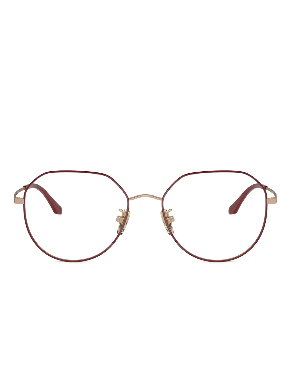 Vogue Eyewear Occhiali con montatura geometrica - Rosso