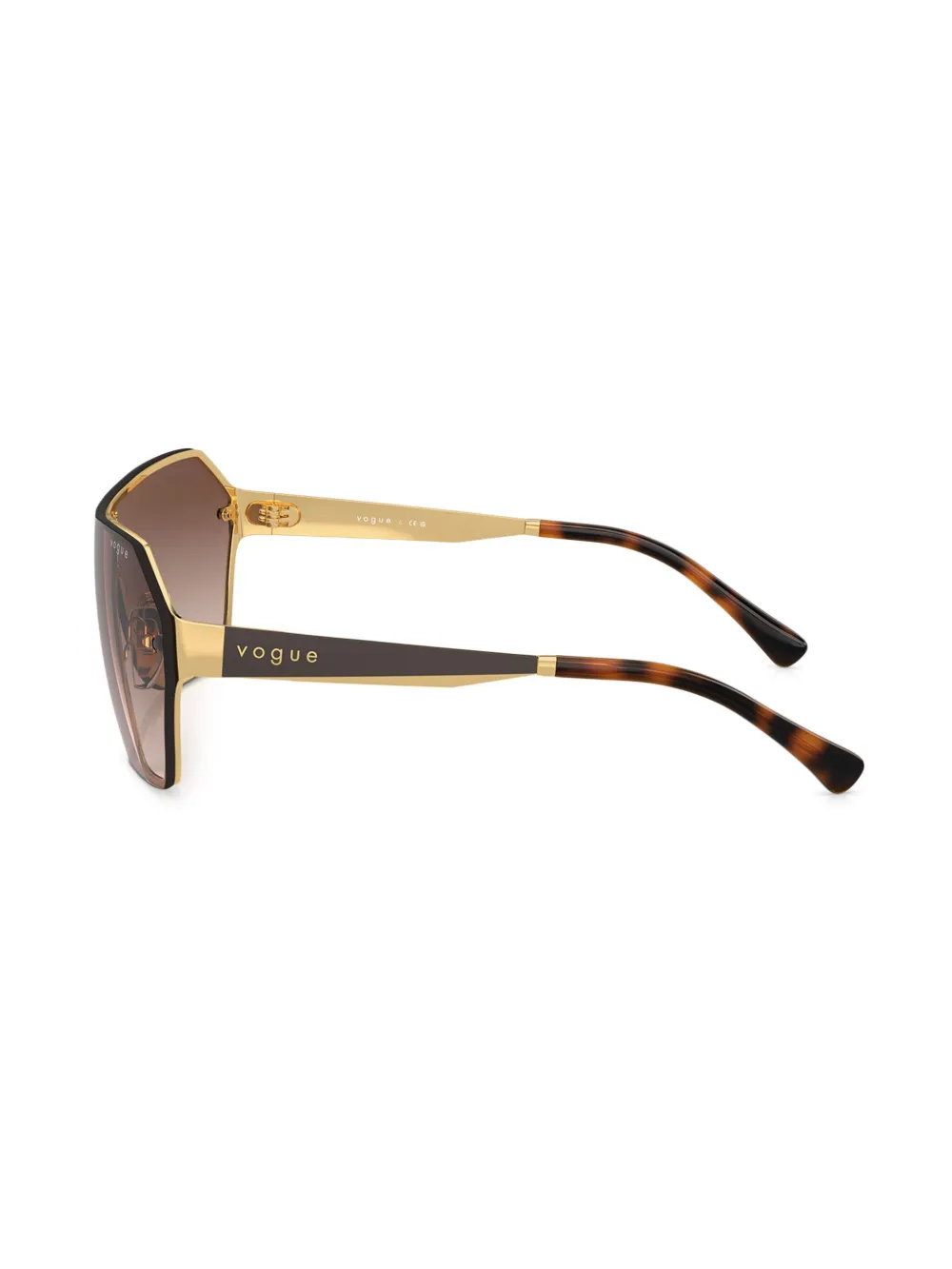 Vogue Eyewear Zonnebril met schild montuur Goud