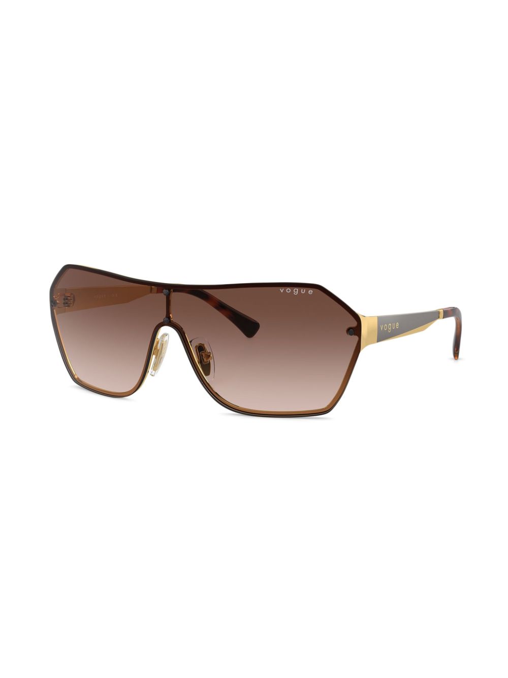 Vogue Eyewear Zonnebril met schild montuur - Goud