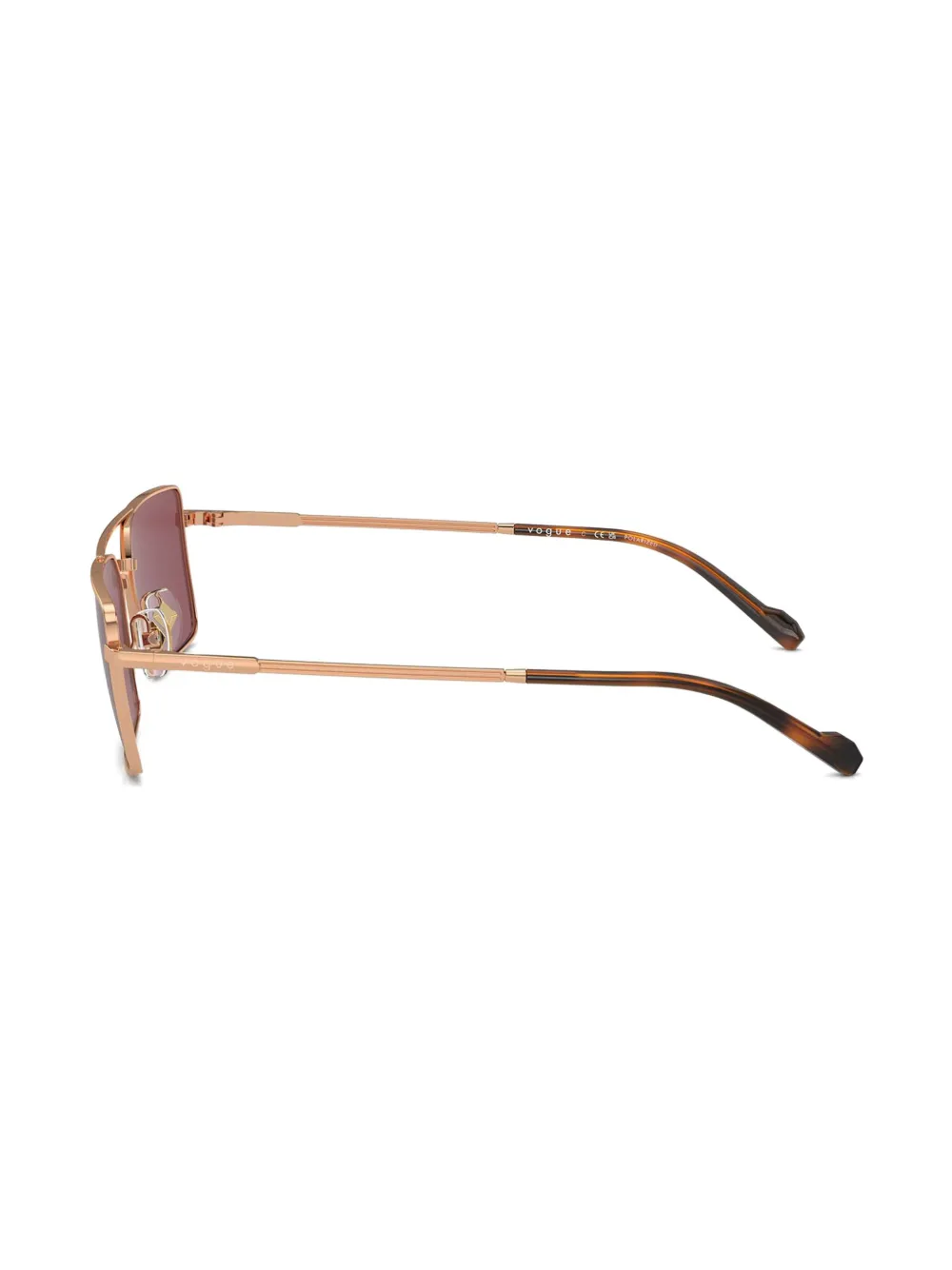 Vogue Eyewear Zonnebril met rechthoekig montuur Roze