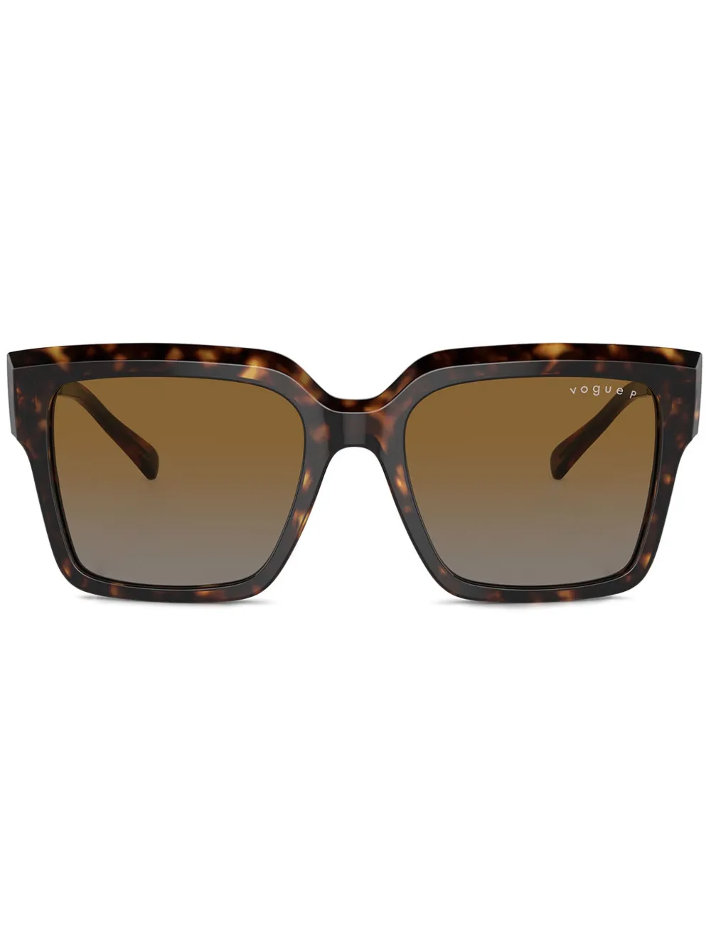 Vogue Eyewear Zonnebril met schildpadschild-design Bruin