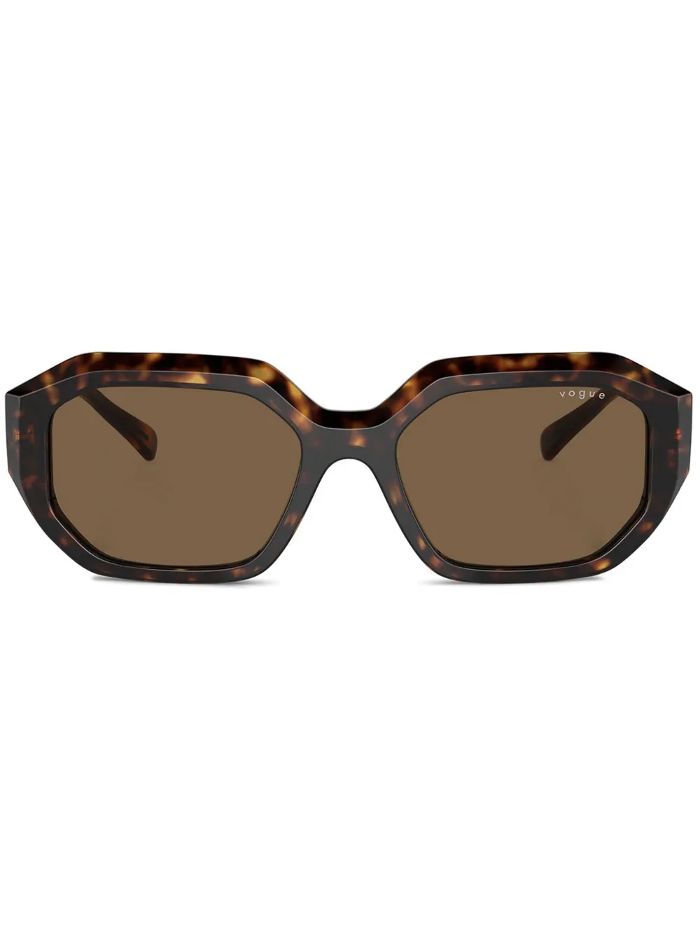 Vogue Eyewear Occhiali da sole con effetto tartarugato - Marrone