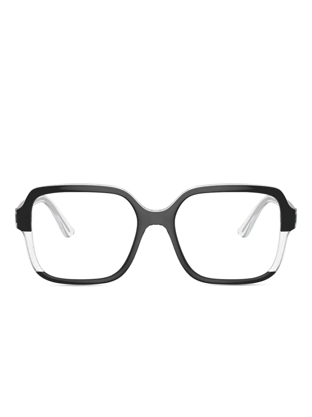 Vogue Eyewear Occhiali squadrati VO5555 con glitter - Nero