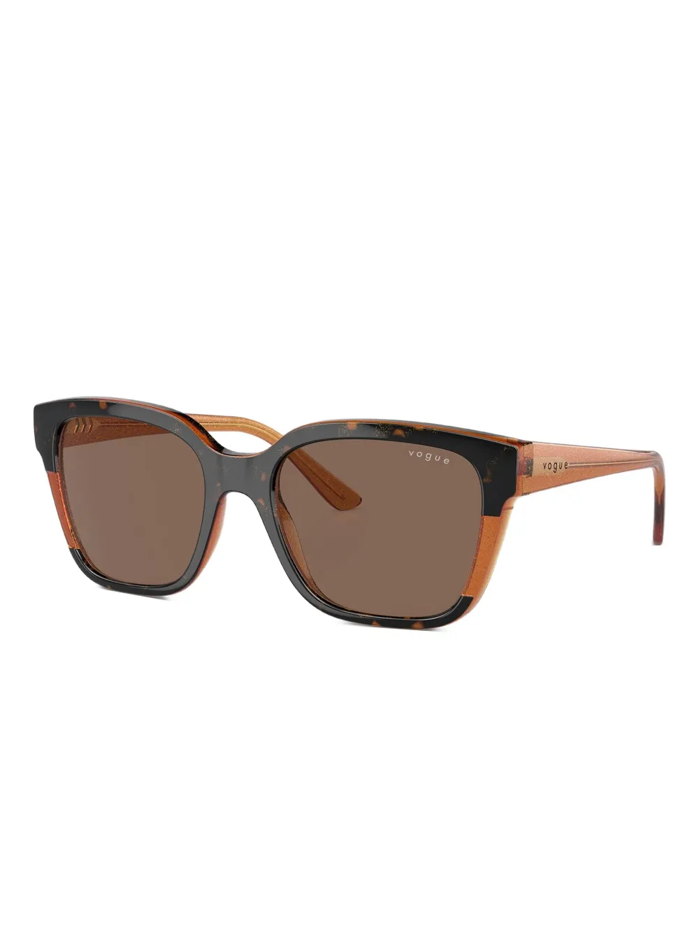 Vogue Eyewear VO5558S zonnebril met vierkant montuur - Bruin
