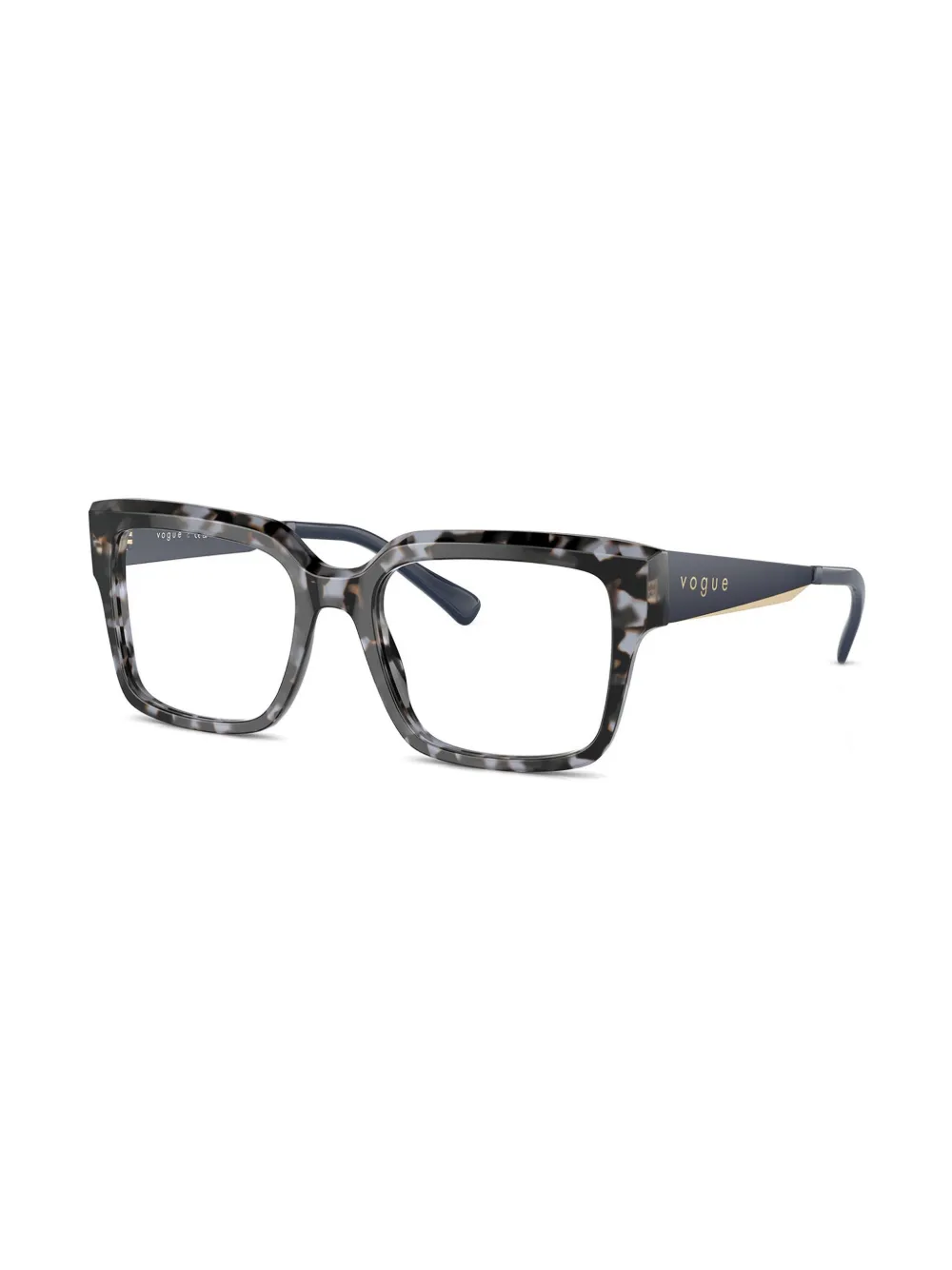 Vogue Eyewear Zonnebril met schildpadschild-design Blauw