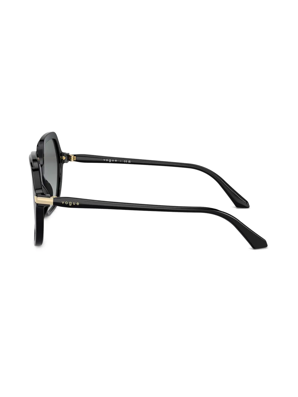 Vogue Eyewear Zonnebril met vierkant montuur Zwart