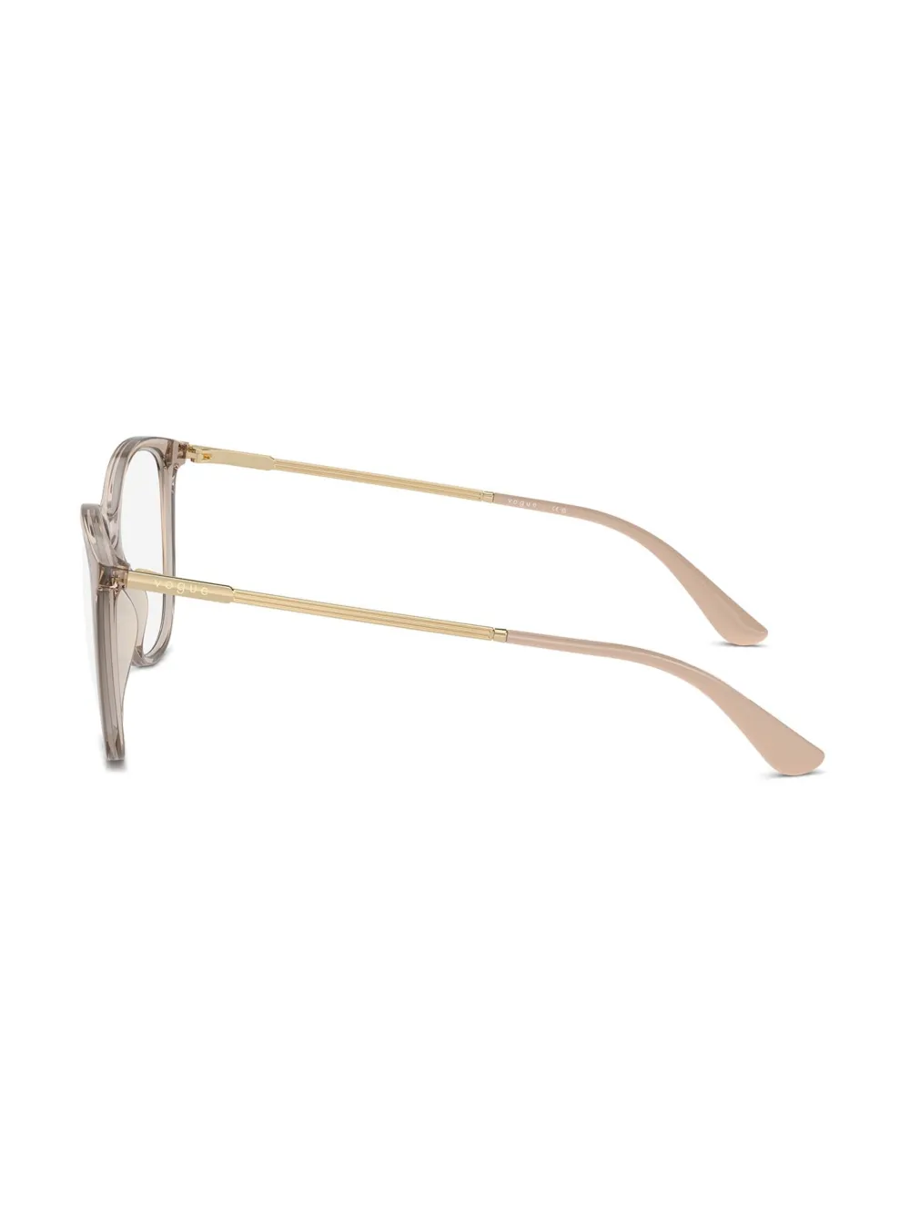  Vogue Eyewear Round-frame Glasses - Brown 