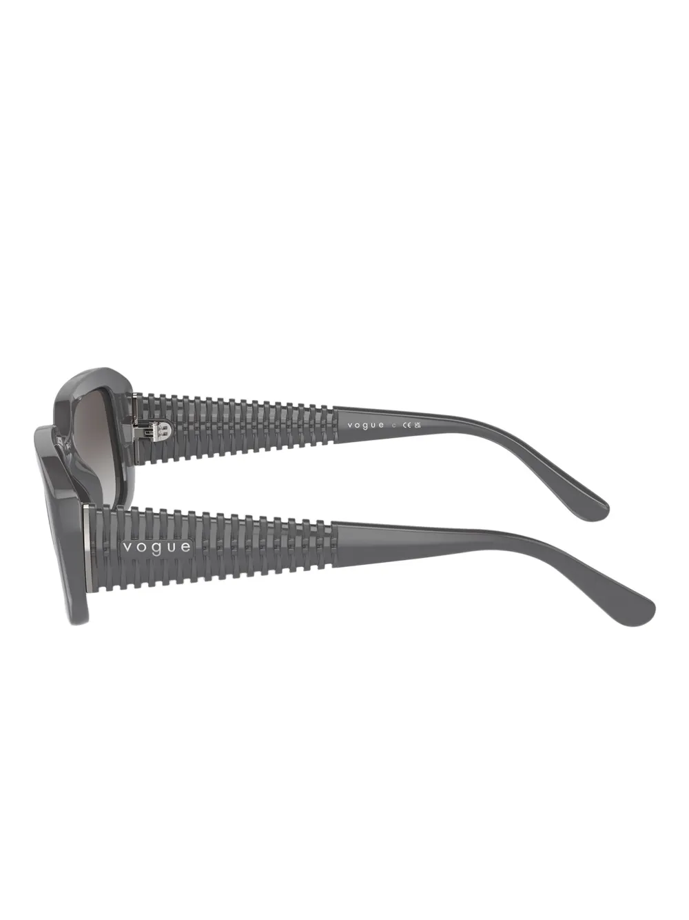 Vogue Eyewear Zonnebril met rechthoekig montuur Grijs