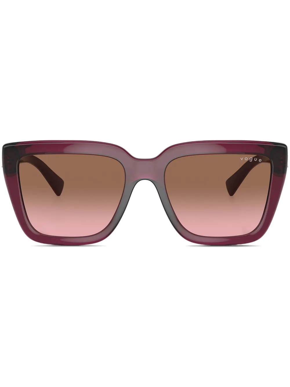 Vogue Eyewear Occhiali da sole squadrati - Rosso