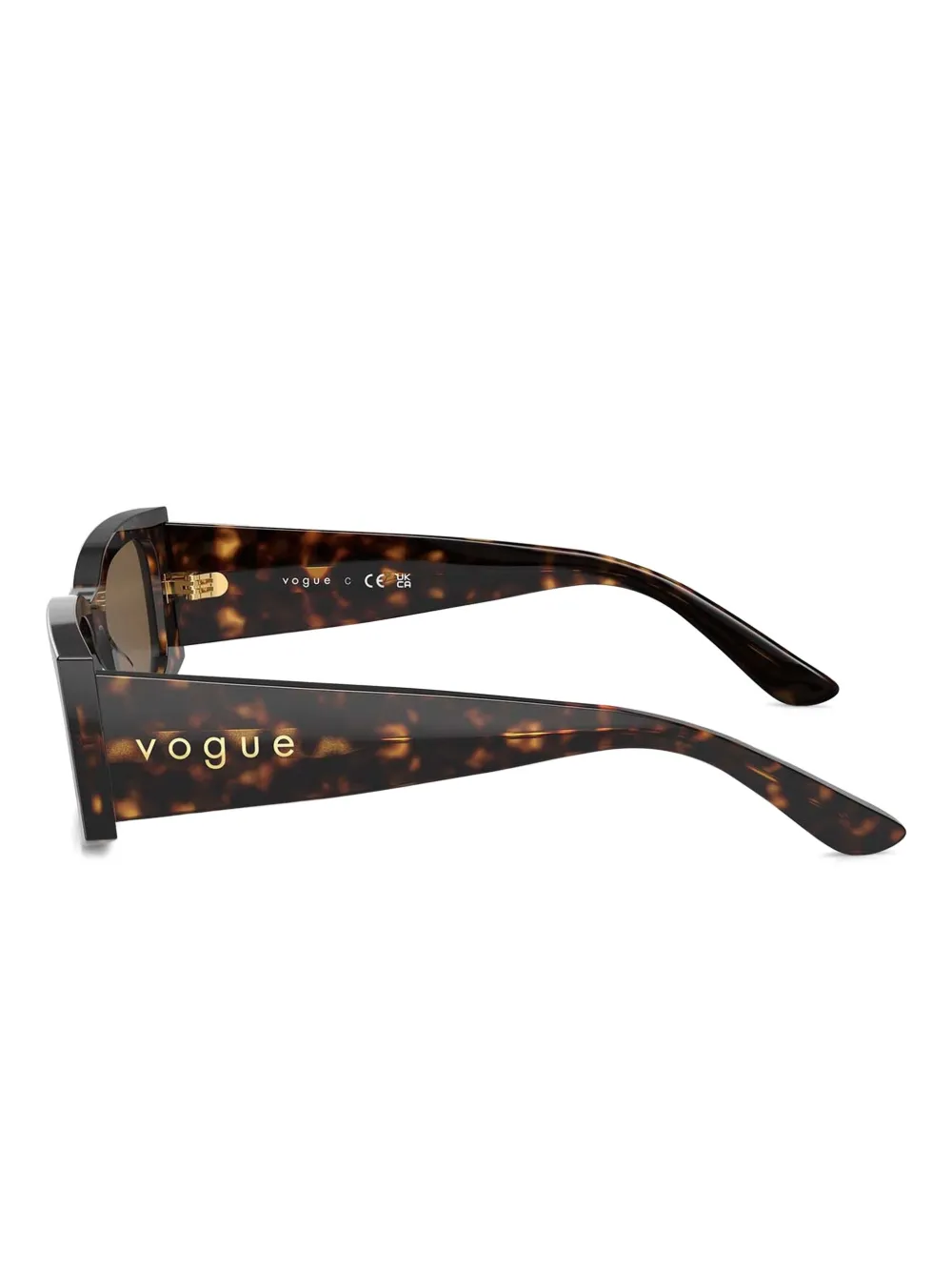Vogue Eyewear VO5584S zonnebril met logo Bruin