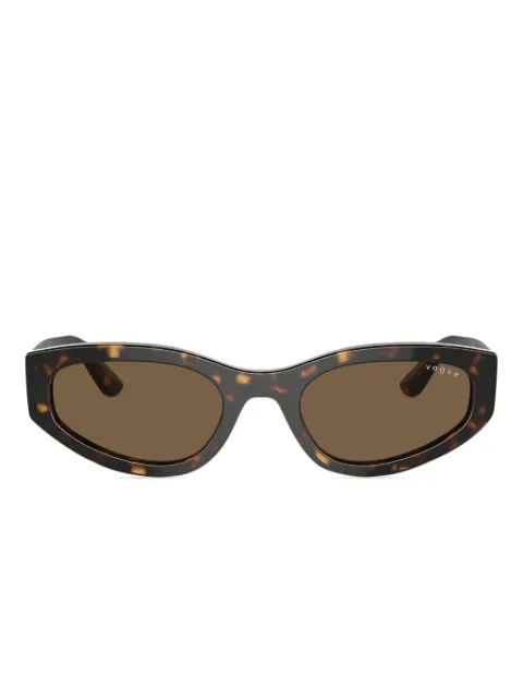 Vogue Eyewear tortoiseshell geometric sunglasses