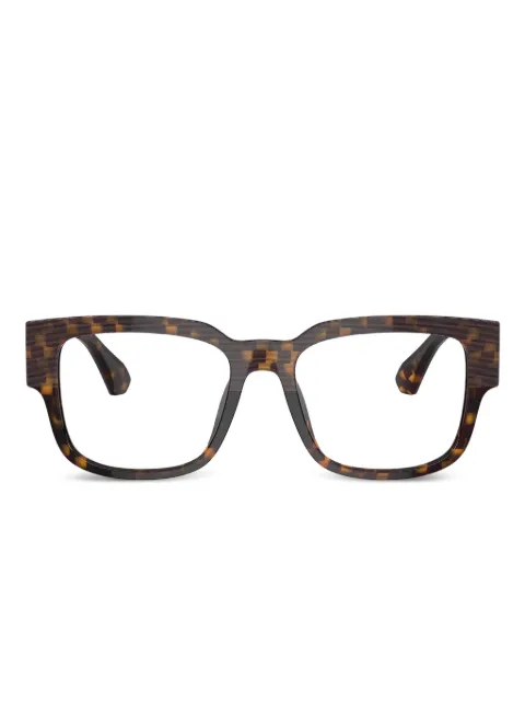 Alain Mikli New Damier check square glasses