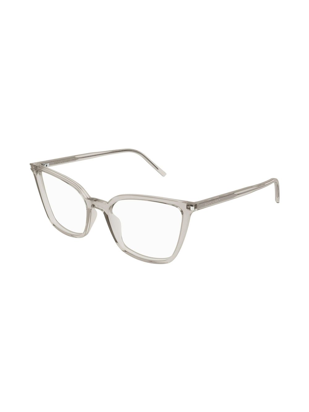 Saint Laurent Eyewear Bril met cat-eye montuur - Beige