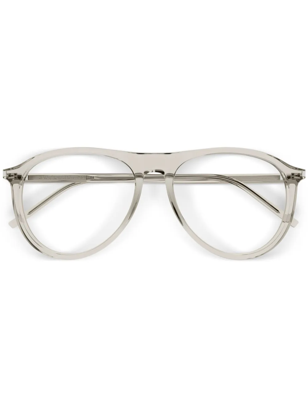 Saint Laurent Eyewear round-frame glasses | Neutrals | Image 1