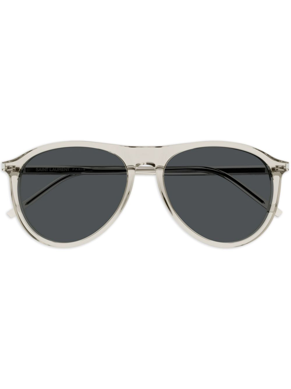 Saint Laurent Eyewear 667 zonnebril met piloten montuur Beige