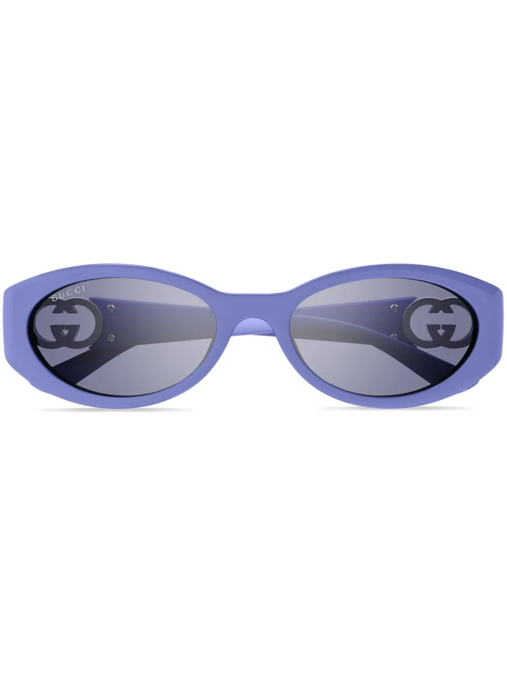 Gucci Eyewear インターロッキングG サングラス - パープル Gucci Eyewear インターロッキングG サングラス - パープル