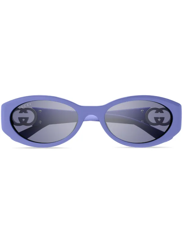 Gucci Eyewear インターロッキングG サングラス | パープル