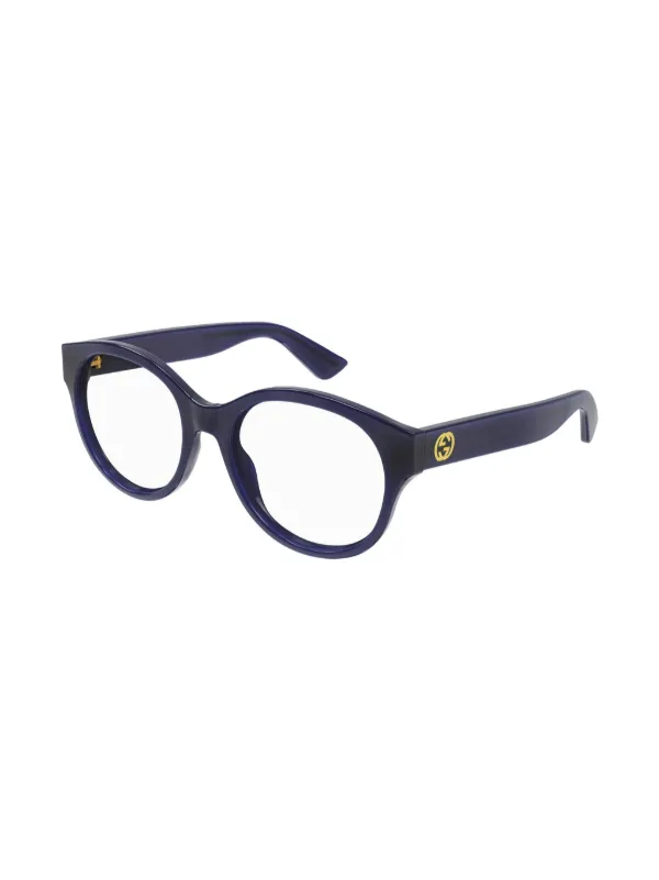 Gucci Eyewear ラウンド眼鏡フレーム | パープル | FARFETCH JP