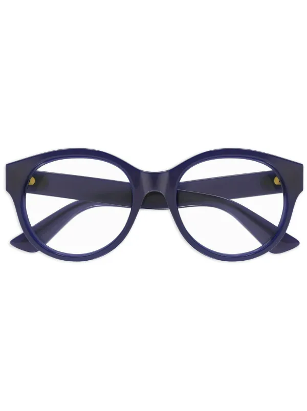 Gucci Eyewear ラウンド眼鏡フレーム | パープル | FARFETCH JP