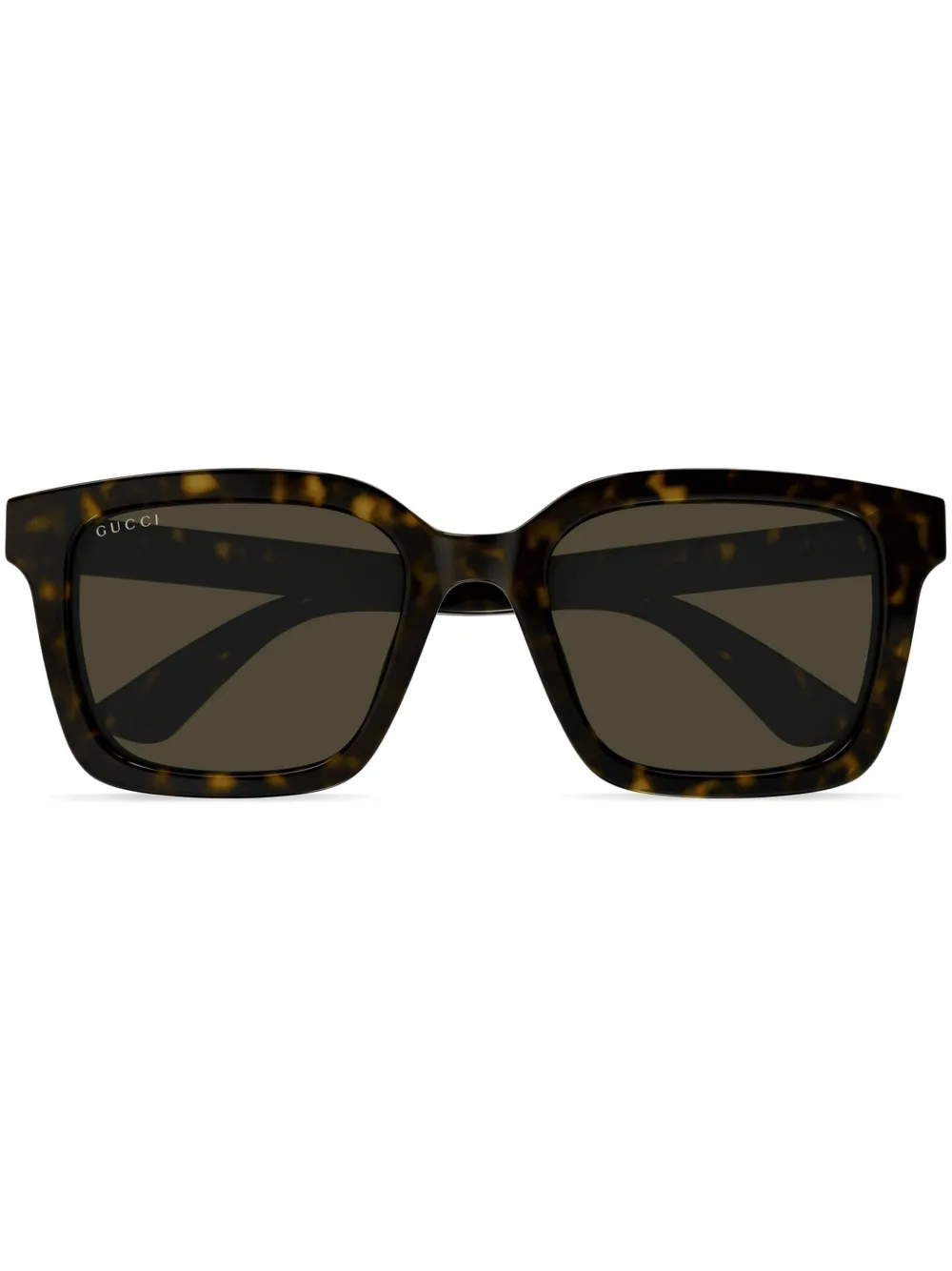 Gucci Eyewear Zonnebril met vierkant montuur Bruin