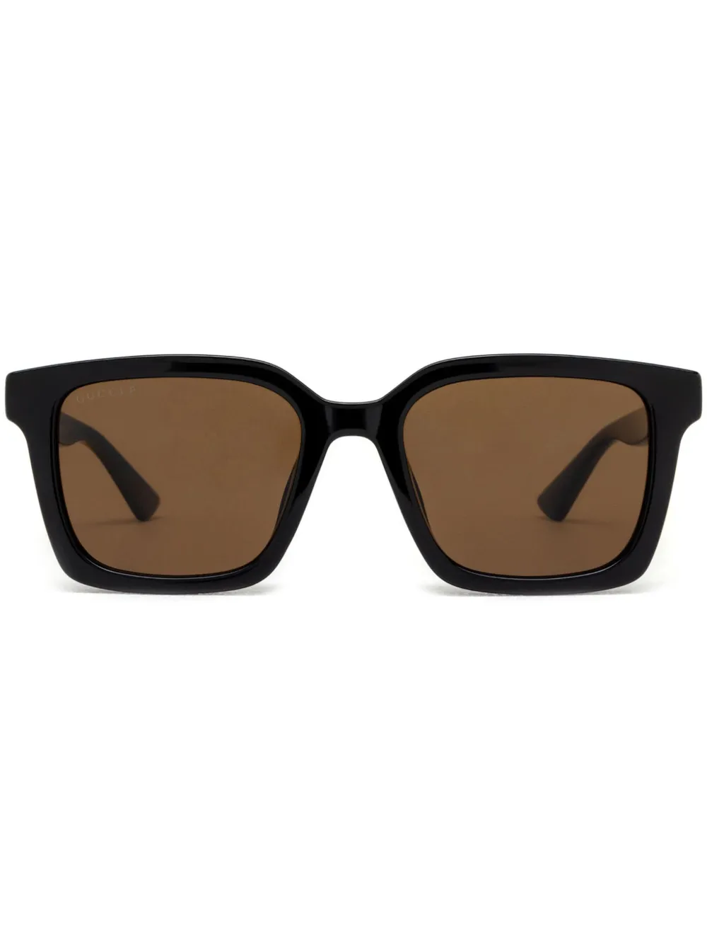 Gucci Eyewear Zonnebril met vierkant montuur Zwart