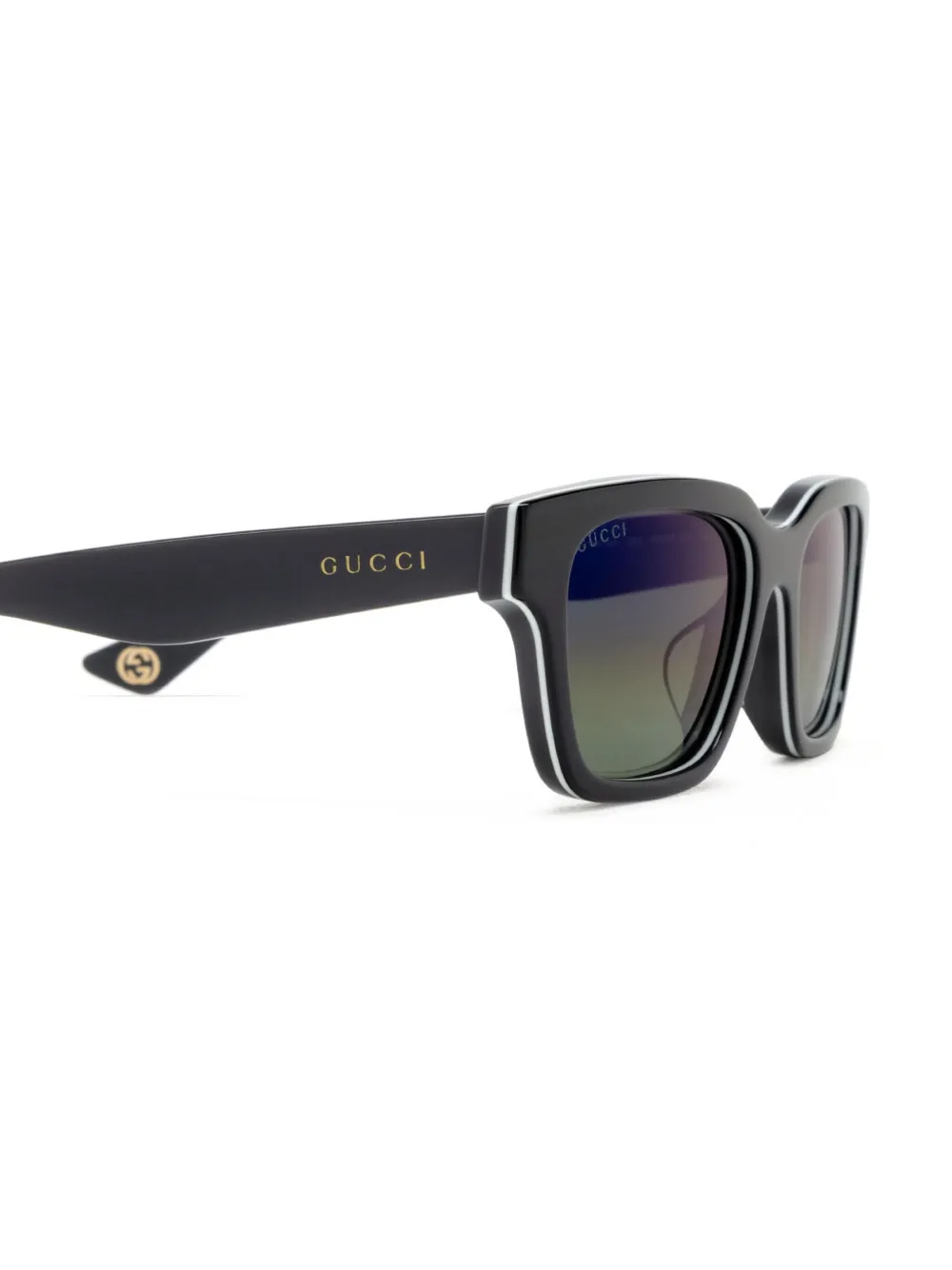 Gucci Square-frame Sunglasses In Black