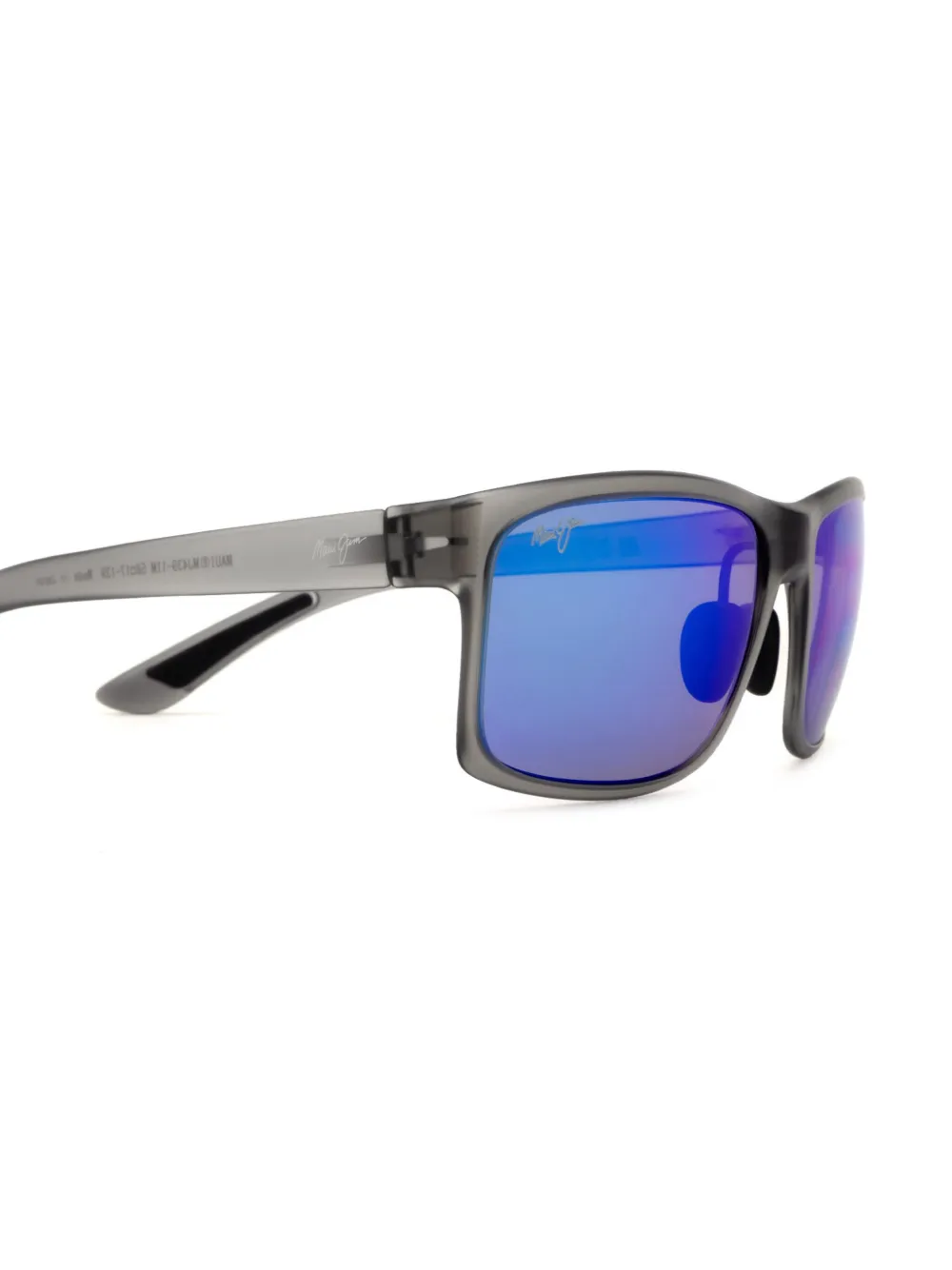 Maui Jim Pokowai Arch zonnebril met rechthoekig montuur Grijs
