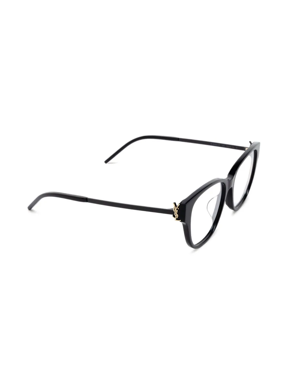 Saint Laurent Eyewear Bril met rond montuur Zwart