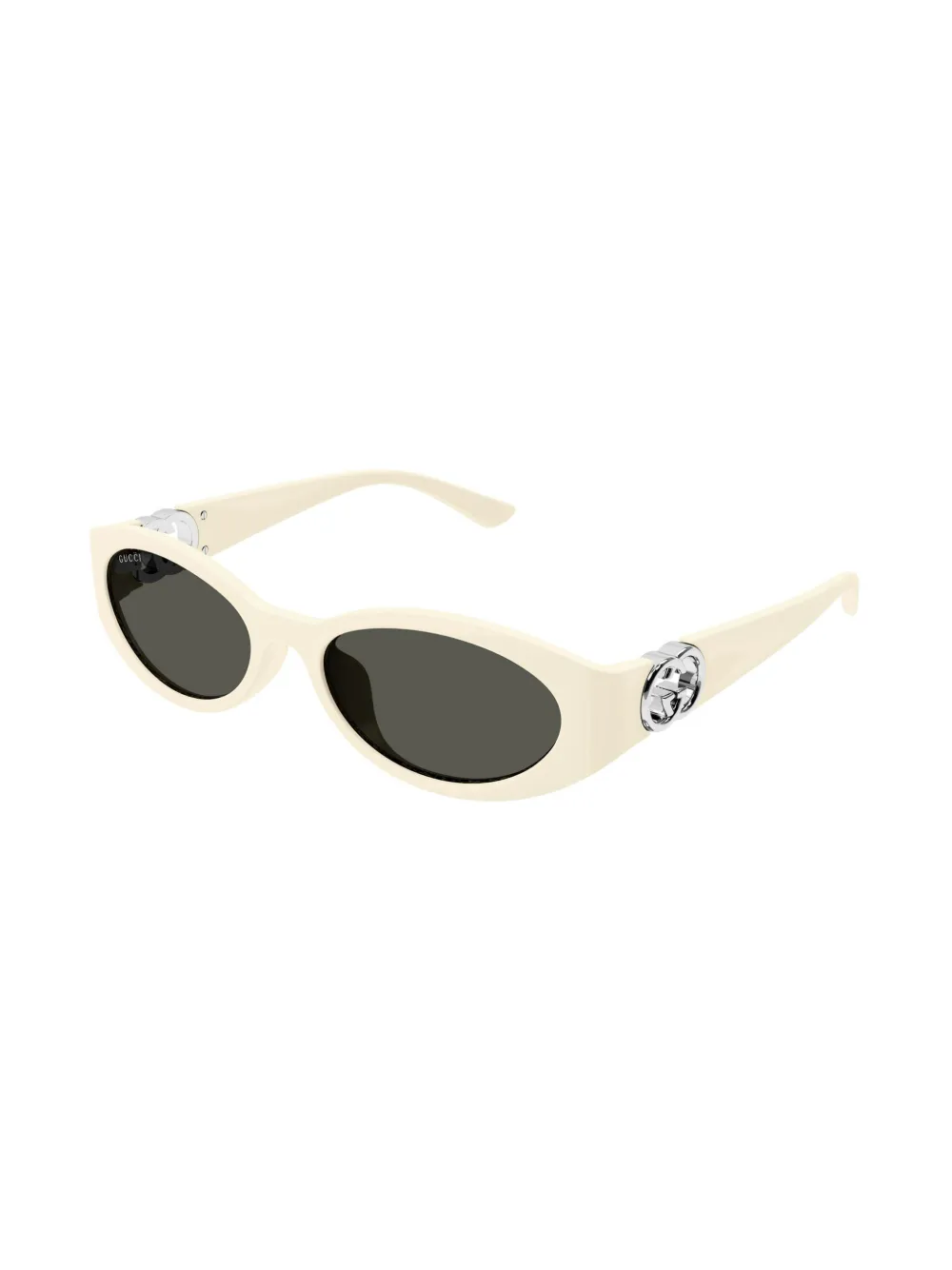 Gucci Eyewear Zonnebril met GG-logo - Wit